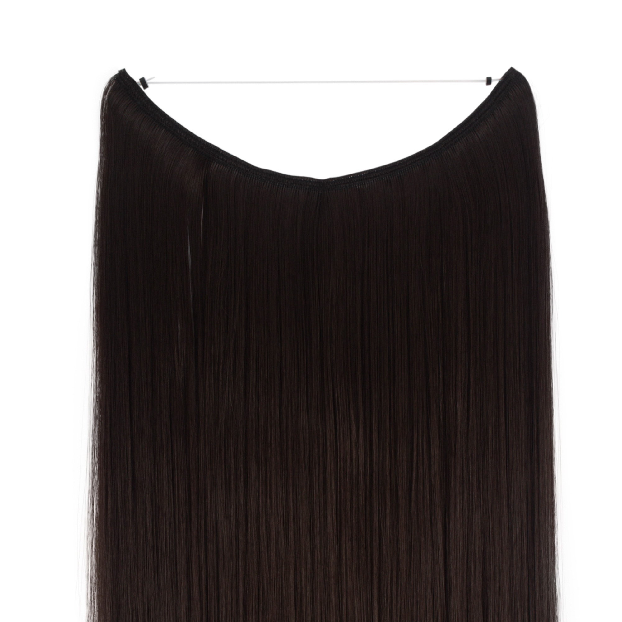 Long Straight 3/4 Full Head One Piece 20 inchs Invisible Wire Hair